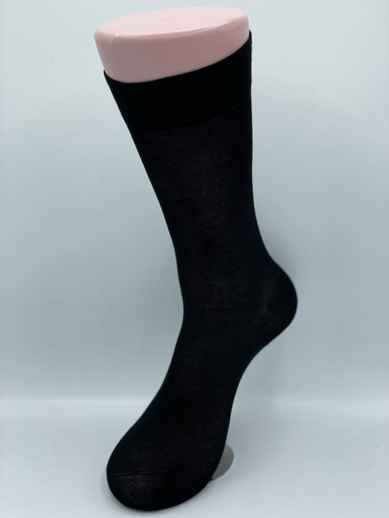Calcetín vestir de hilo extrafino puño confort sin costura - Imagen 4