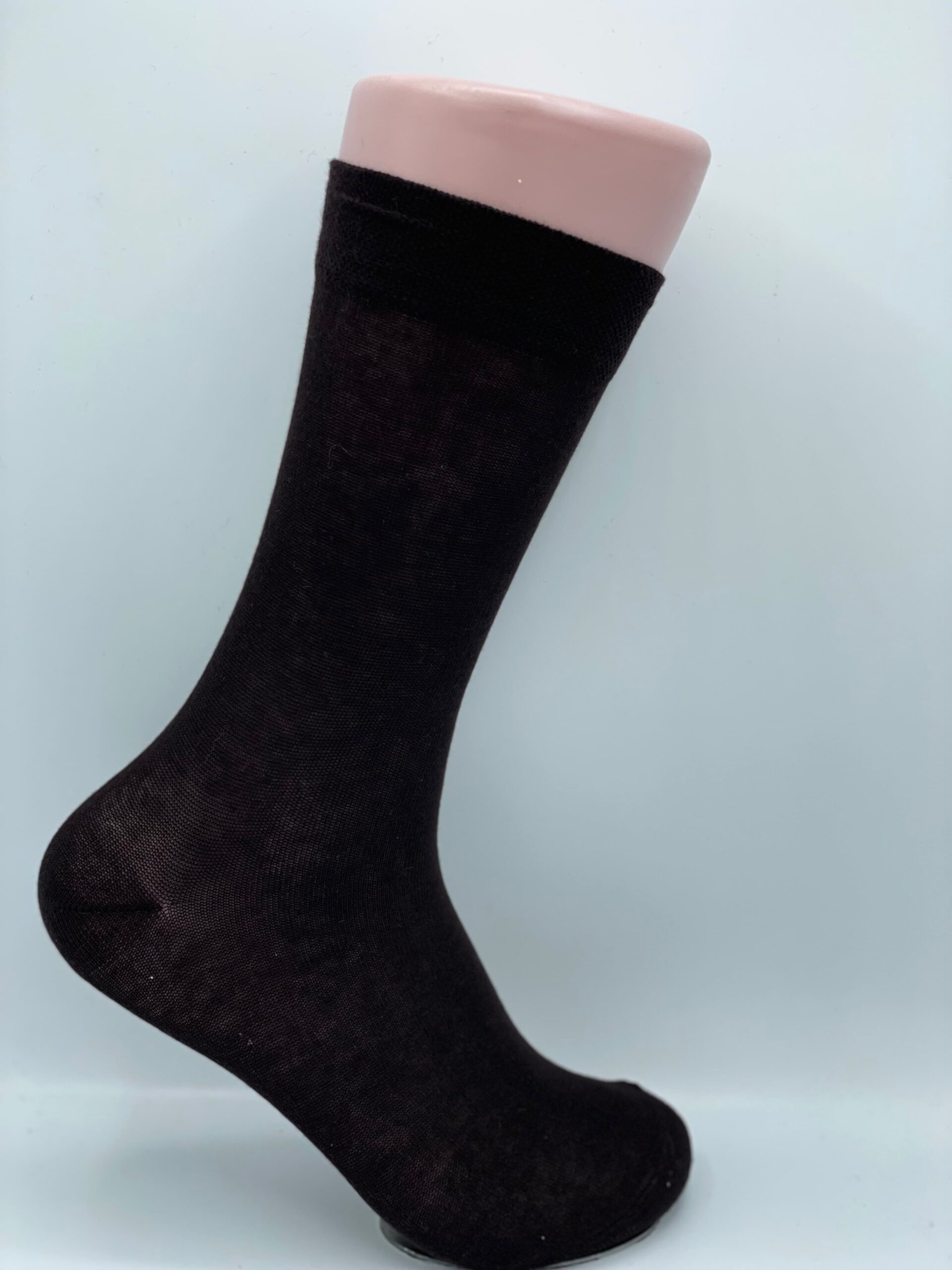 Calcetín vestir de hilo extrafino puño confort sin costura - Imagen 10