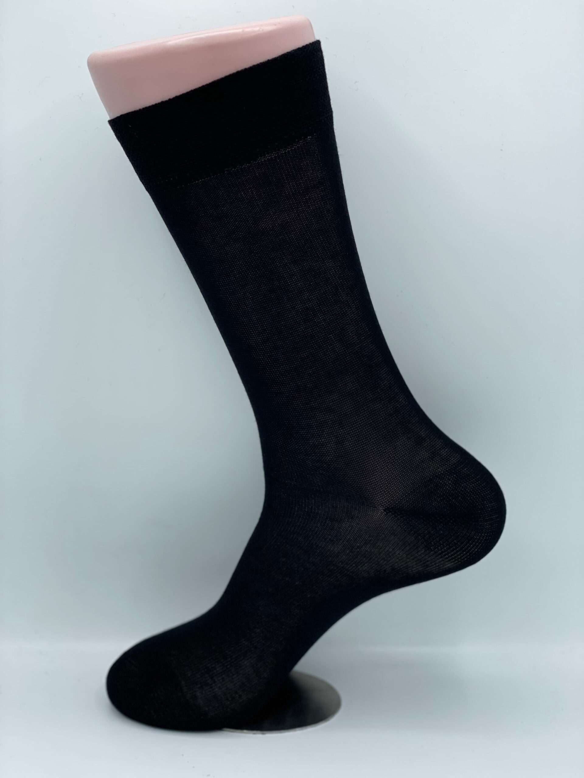 Calcetín vestir de hilo extrafino puño confort sin costura - Imagen 9