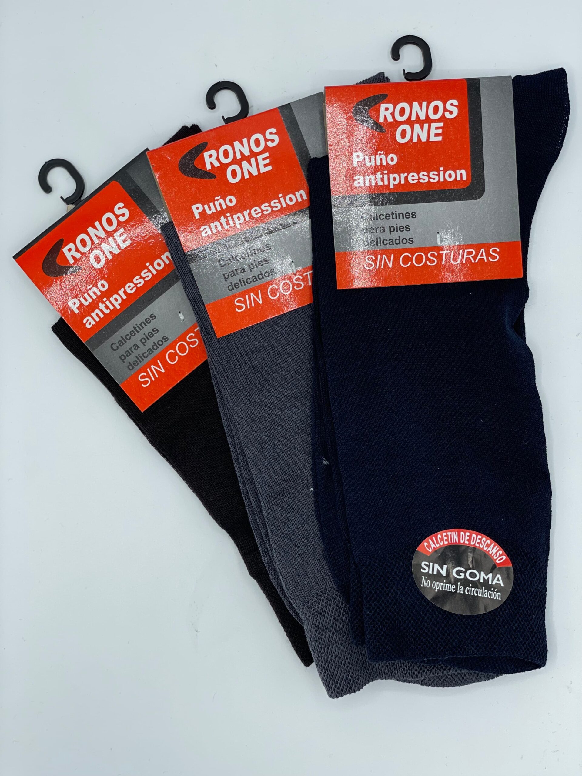 Calcetín vestir de hilo extrafino puño confort sin costura - Imagen 17