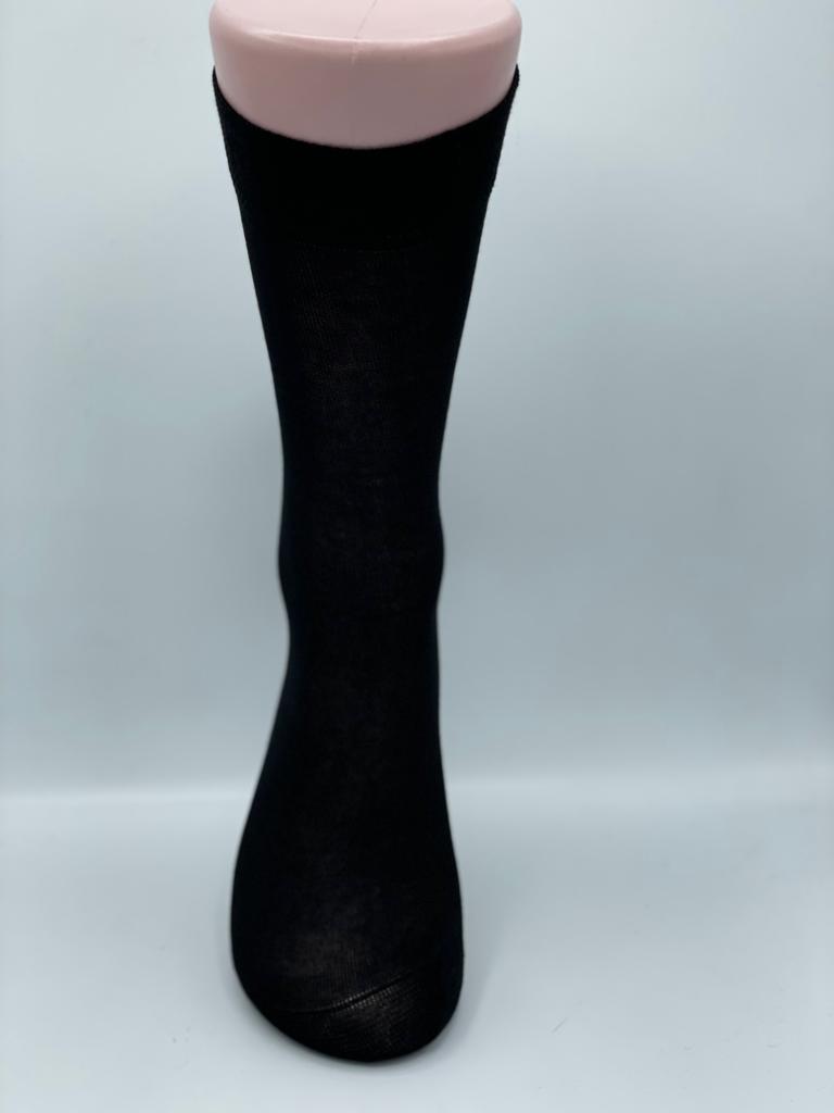 Calcetín vestir de hilo extrafino puño confort sin costura - Imagen 5